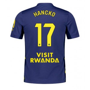 Fotbalové Dres Atletico Madrid David Hancko #17 Venkovní Oblečení 2025-26 Krátký Rukáv